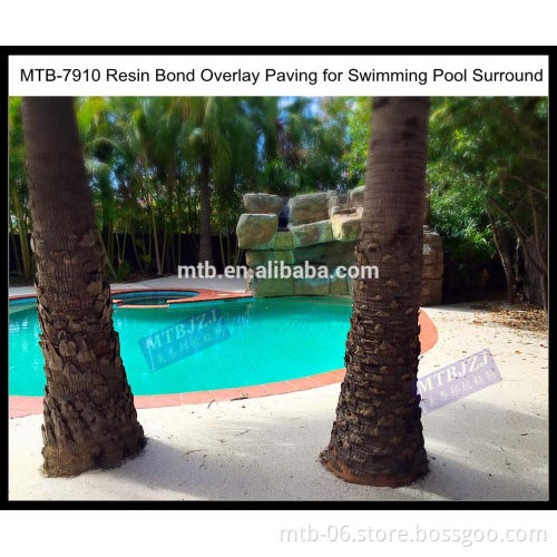 Epoxy Porous Paving for Swimming Pool Surround